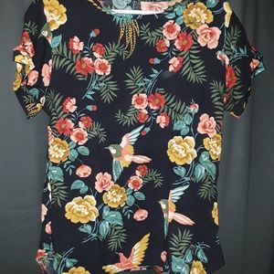 Tropical/floral top